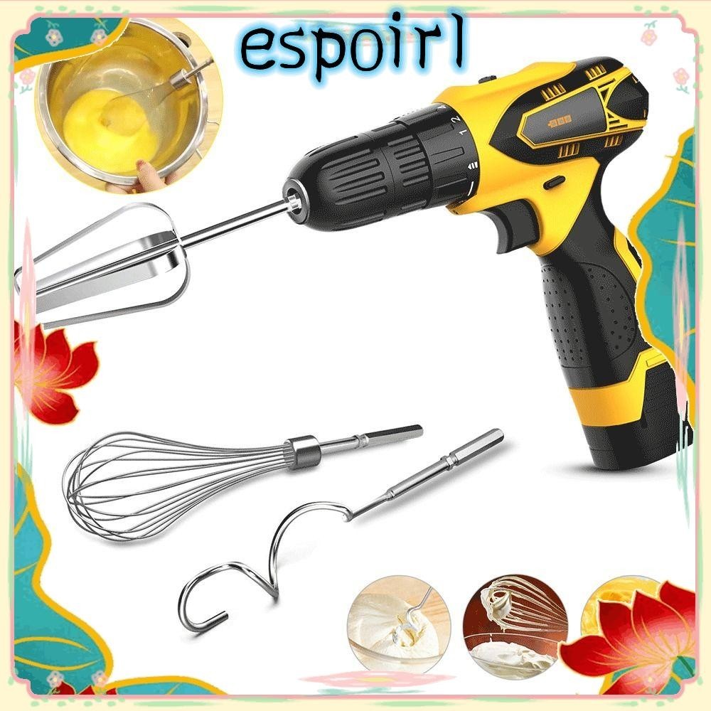 Espo ที่ตีไข่อเนกประสงค์ เปลี่ยนได้ สแตนเลส ทนทาน ที่ตีครีม