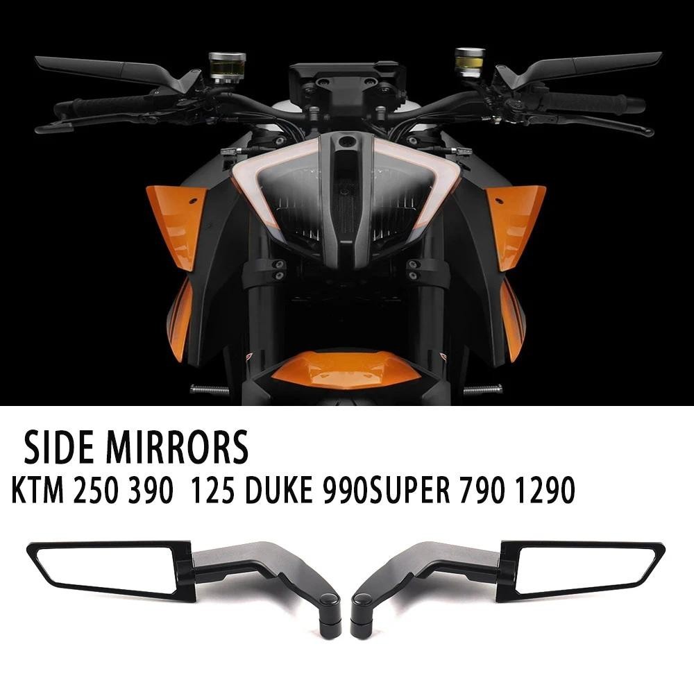 กระจกมองหลังรถจักรยานยนต์ หมุนได้ ปรับได้ สําหรับ KTM 250 390 200 690 125 DUKE 990 SUPER R 790 1290