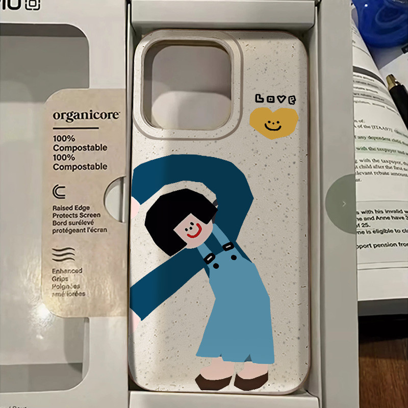 เคสซิลิโคนนิ่ม TPU ลายหัวใจ กันกระแทก สําหรับ IPhone 12 11 15 13 14 PRO MAX 7 8 14 Plus X XR XS MAX 11 12 13 Se 2020 15Plus