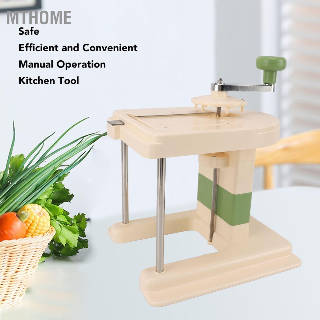 MTHome เครื่องขูดชีสแบบหมุนเครื่องหั่นผักด้วยตนเองเครื่องตัดผัก Gadgets ครัวสำหรับใช้ในบ้าน