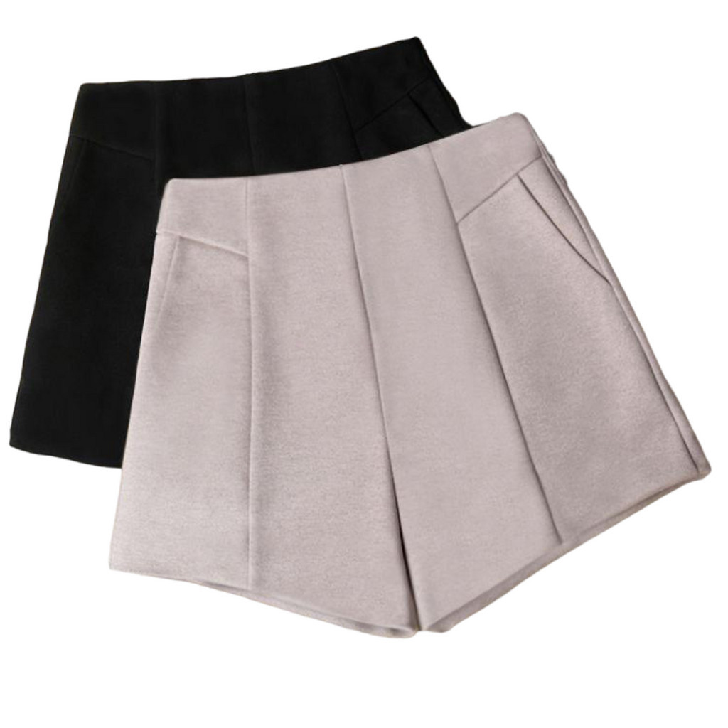 🔥โล๊ะสต๊อก! ผ้าโรเชฟ ซิปหลัง ผ้าหนายืด-นุ่ม-ไม่ยับ ผ้าดีเวอร์ งานรีด-แพ็ค กางเกงขาสั้น กางเกงผู้หญิง งานดี - รูปที่ 6