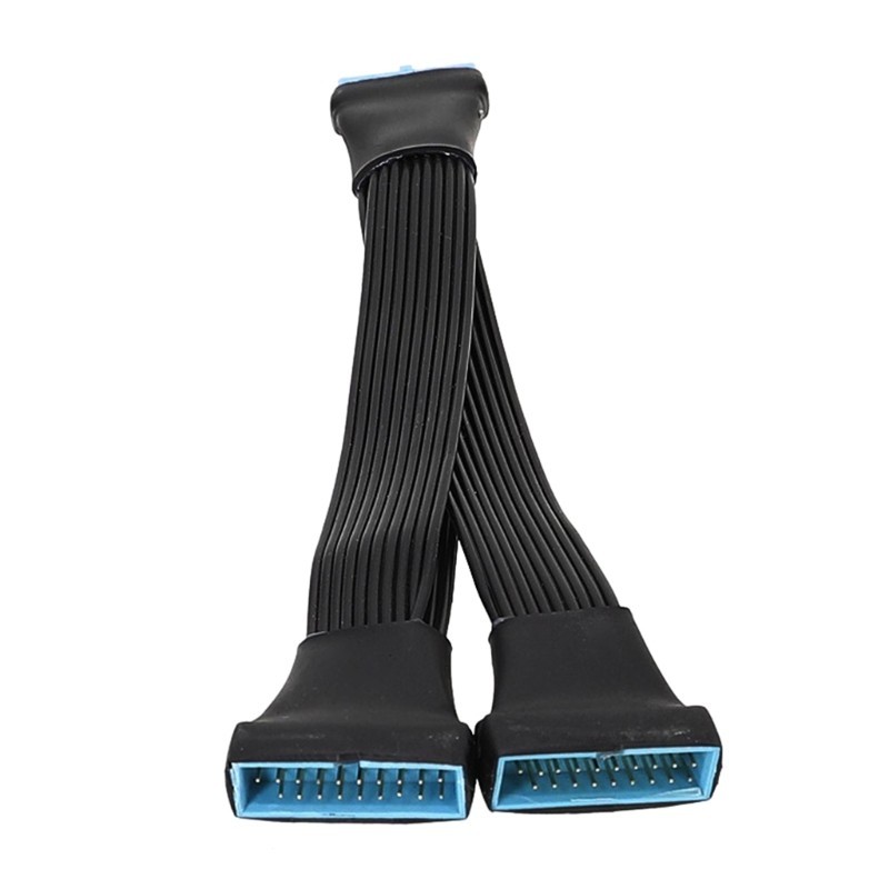 Con สายเคเบิลต่อขยาย USB3 0 USB3 0 19 20 Pin ตัวผู้ เป็นตัวเมีย 15 ซม. 5 9 นิ้ว