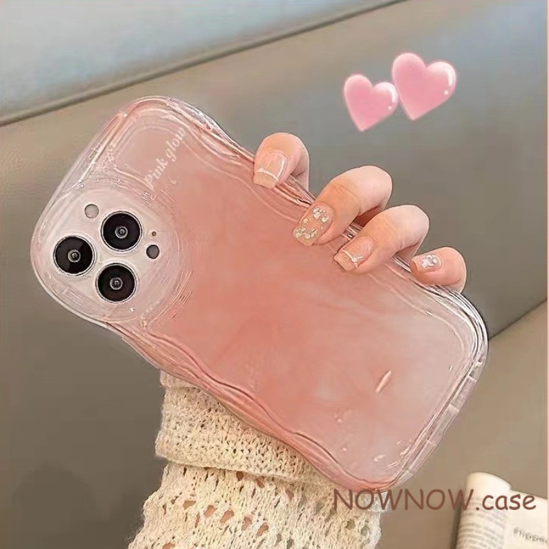 เคสโทรศัพท์มือถือ แบบนิ่ม ลายหินอ่อน ไล่โทนสีชมพู สีดํา สําหรับ iPhone 15 14 13 12 11 Pro MAX X XR XS MAX 7 8 Plus