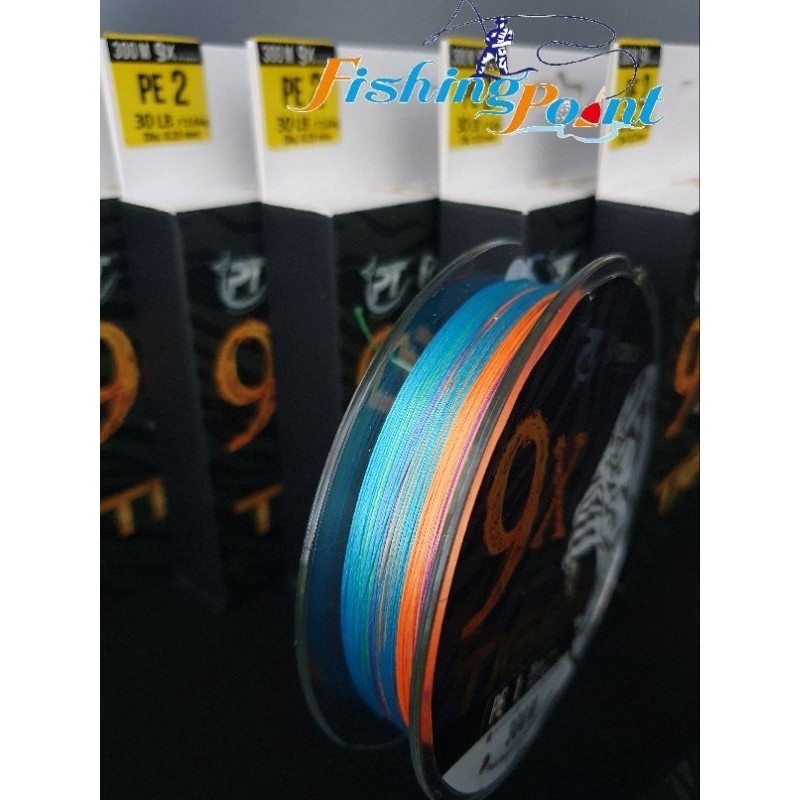 เอ็นระฆัง สายPE ถัก9 ม้วนละ 300 เมตร Pe Pioneer Tiger 9x 300m