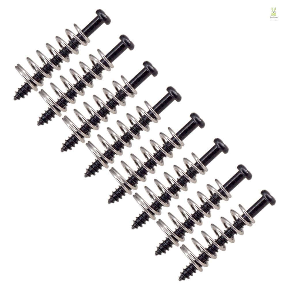 Flt สกรูเมาท์เพลทคอกีตาร์ไฟฟ้า เบส โลหะ ปรับความสูงได้ พร้อมสปริง 2.5*26 มม. อุปกรณ์เสริม สําหรับกีต