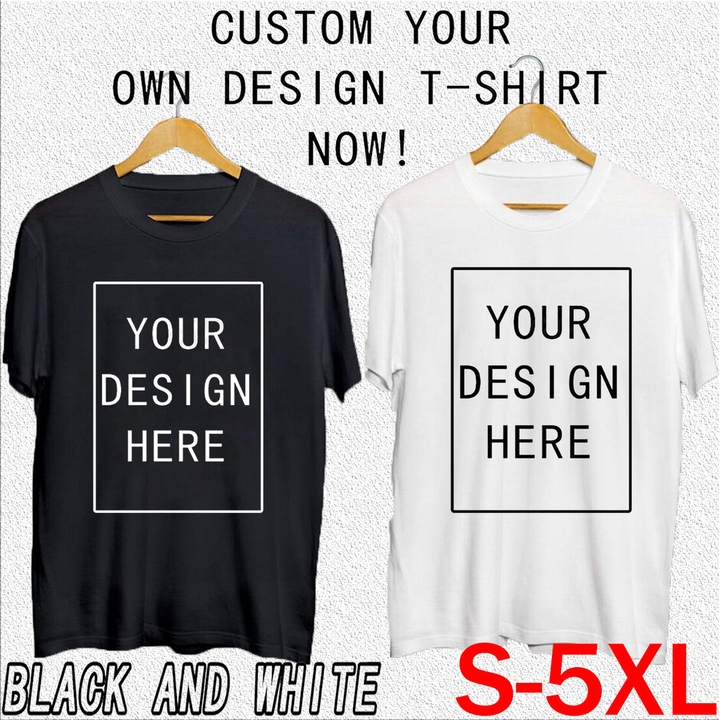 🔥เสื้อสั่งทําออกแบบเอง Custom T-Shirt Printing Service Tee Cotton DIY Shirt เสื้อยืดผู้ชาย เสื้อยืดผู้หญิง Unisex Tops