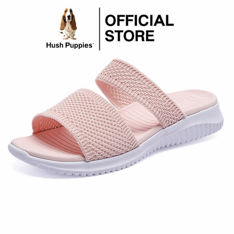 Hush Puppies รองเท้าโลฟเฟอร์ ส้นแบน แบบสวม สําหรับผู้หญิง