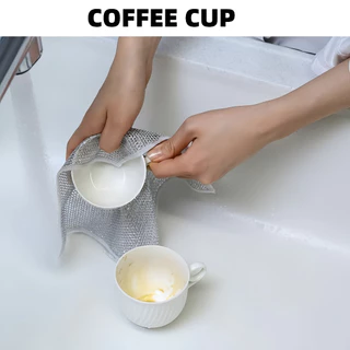 CLEANING CLOTH ผ้าทําความสะอาดลวดเหล็ก ผ้าเช็ดจาน หม้อ กระทะ ทําความสะอาดจาน ผ้าขนหนูในครัว LIFEPLAZA
