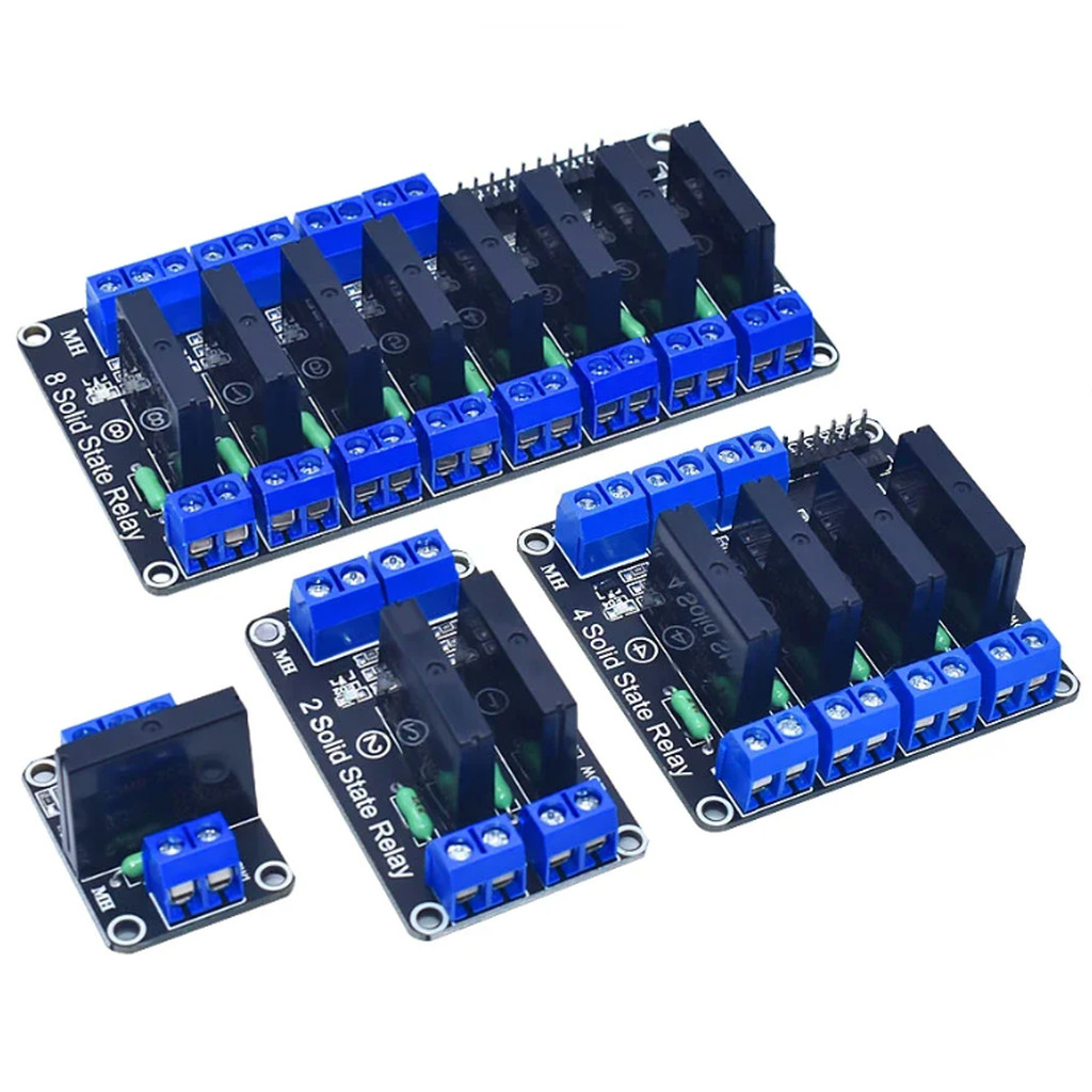 SSR 5V 1/2/4/8 Channel Solid State Relay 2A Active LOW โมดูลรีเลย์ กระแสสลับ