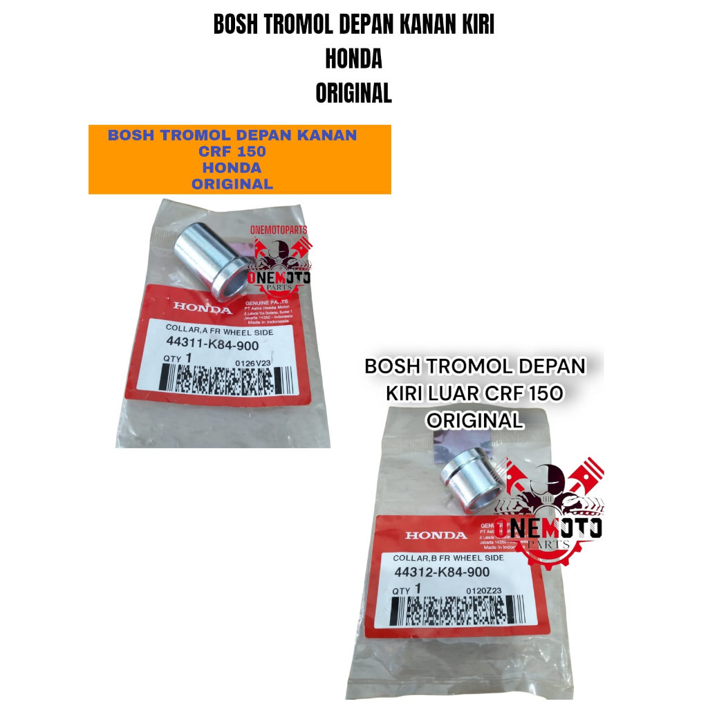 Orimoto - BOSH BOS FRONT DRUM RIGHT LEFT CRF 150 44311-K84-900 44312-K84-900