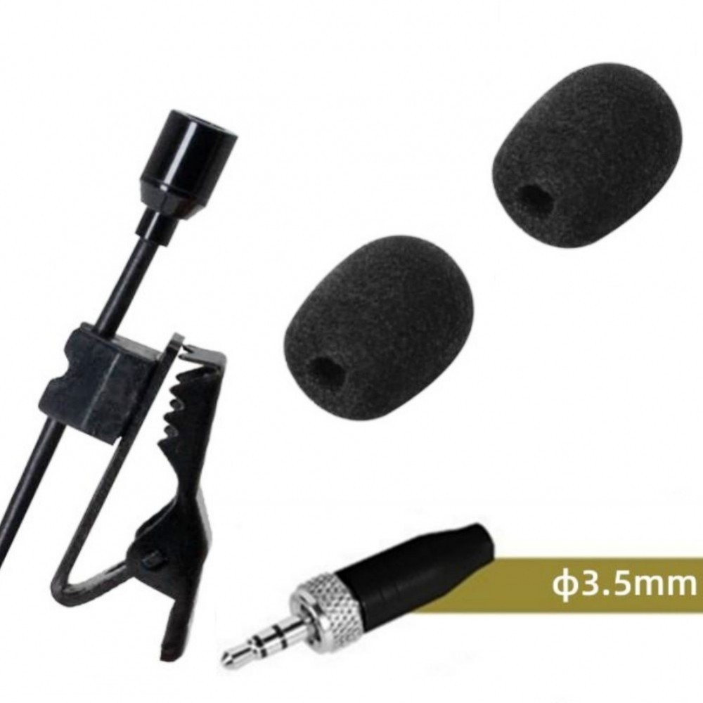 ไมโครโฟน สีดํา ถอดออกได้ สําหรับ Sennheiser Lapel Clip ราคา ถูกที่สุด ดีลบีเคเค แกลเลอรีภาพที่ 4