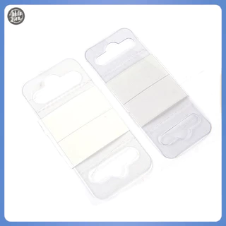 Wl| ใหม่ ตะขอแขวนกระเป๋า กล่องสินค้า ป้ายแท็ก PVC 100 ชิ้น