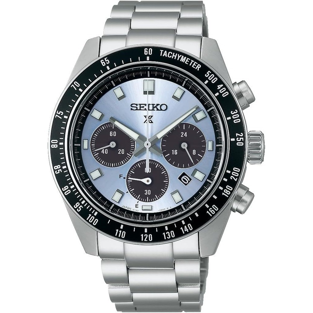 [นาฬิกา Seiko] นาฬิกาข้อมือ PROSPEX SPEEDTIMER Solar Chronograph Large SBDL109 Men's สีเงิน