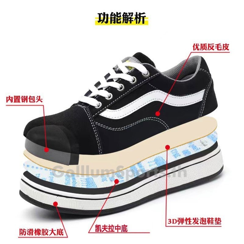 ใหม่ผู้ชายและผู้หญิงเหล็กนิ้วเท้าความปลอดภัยรองเท้าผ้าใบรองเท้า O1YL