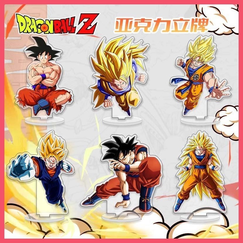 สแตนดี้ ลายการ์ตูน Dragon Ball Son Goku Son Goku Son Gohan Vegeta IV Raditz Trunks krillin Big Stand Anime Dragon Ball Super Sai Vegeta Son Goku Stand Comic Exhibition