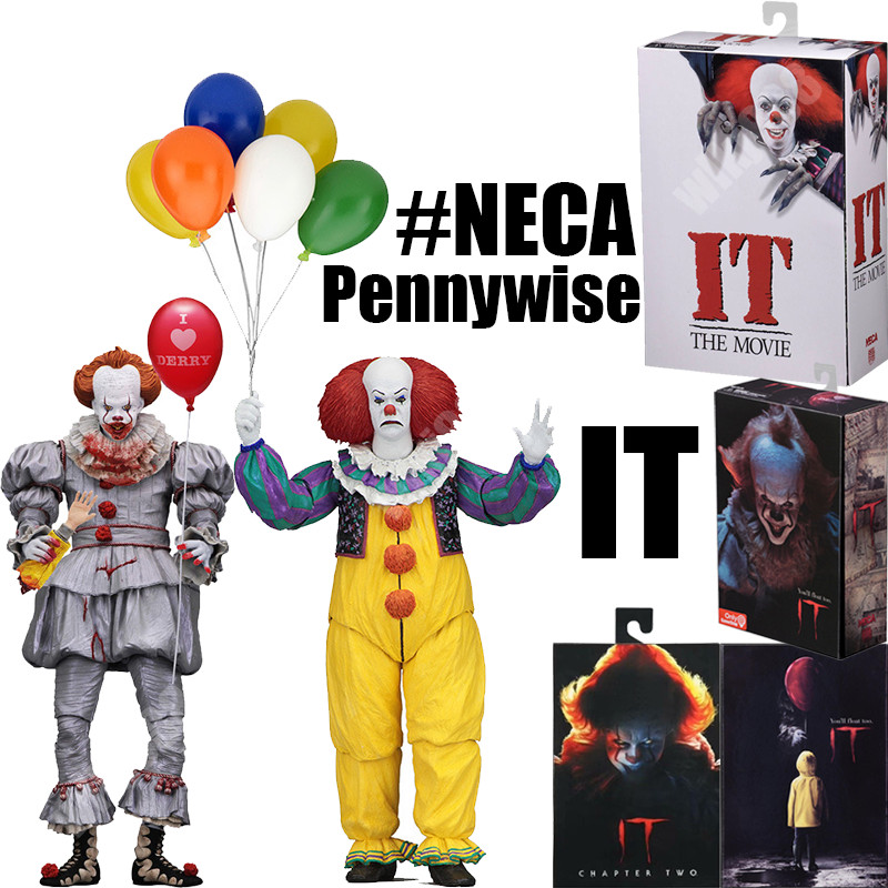 Neca IT โมเดลฟิกเกอร์ Pennywise ลิ้นยาว 1990 สําหรับตกแต่ง