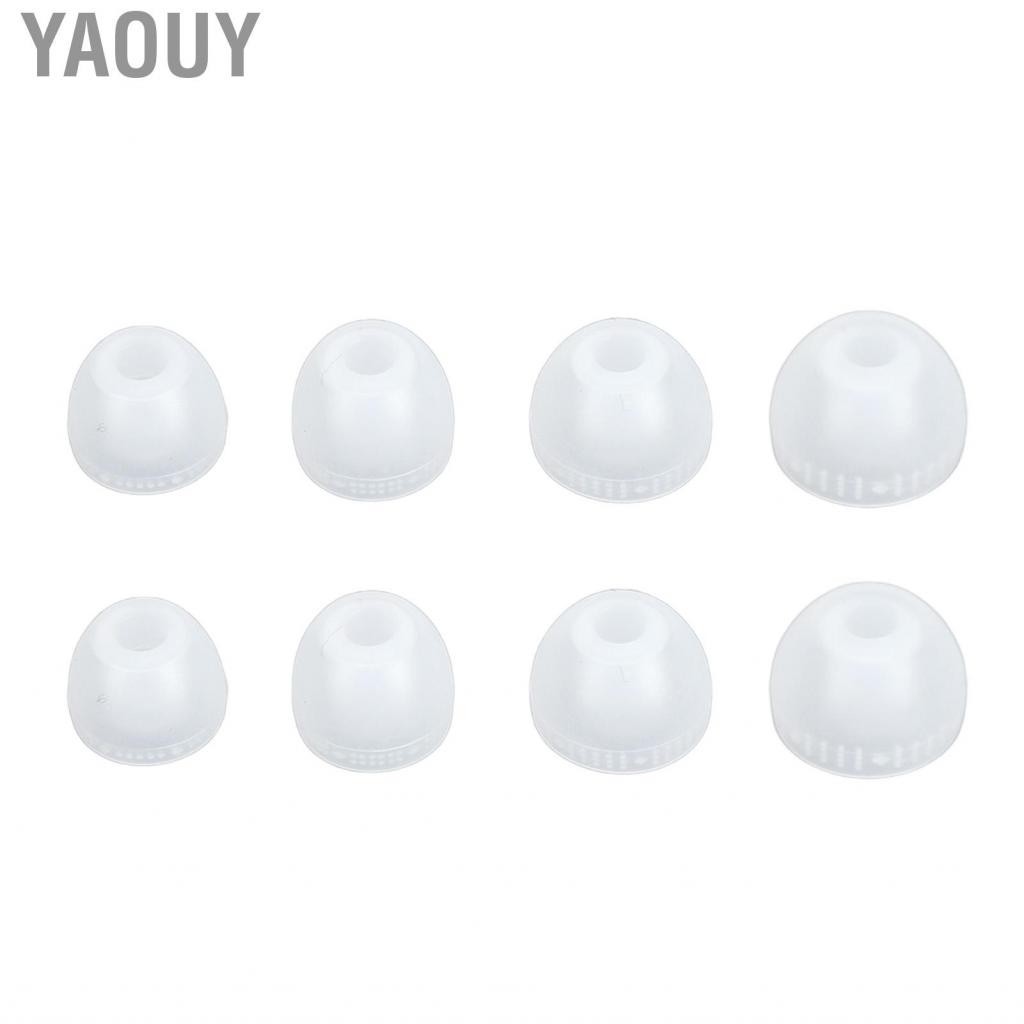 Yaouy Replacement Ear Tips Breathable Silicone Eartips 4.0mm Inner Hole 4 Sizes Pairs Noise Cancelling for SP510 WF 1000XM3