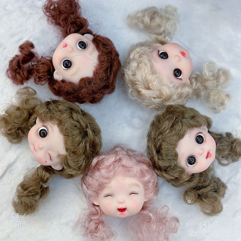 ใหม่ หัวตุ๊กตาเจ้าหญิง 3D 1/8 Bjd ข้อต่อหลายข้อต่อ ขยับได้ 16 ซม.