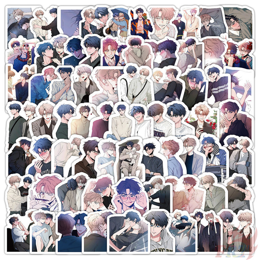 100Pcs/Set ❉ Anime BL . Boys' Love Mini Stickers ❉ DIY Fashion Waterproof Doodle Decals Stickers