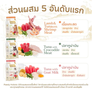โฉมใหม่! Pawdy อาหารเม็ดแมว เกรด Holistic ยกกระสอบ ขนาด 6 กิโลกรัม