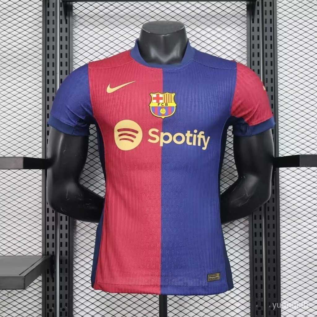 [Player Version] เสื้อยืด พิมพ์ลายนักฟุตบอล Barcelona Family Player Version 24 25 สําหรับผู้ชาย