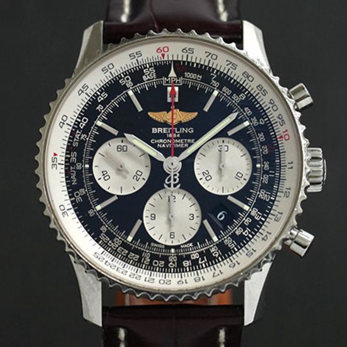 Breitling Aviation Chronograph นาฬิกาข้อมืออัตโนมัติ AB0120 สําหรับผู้ชาย