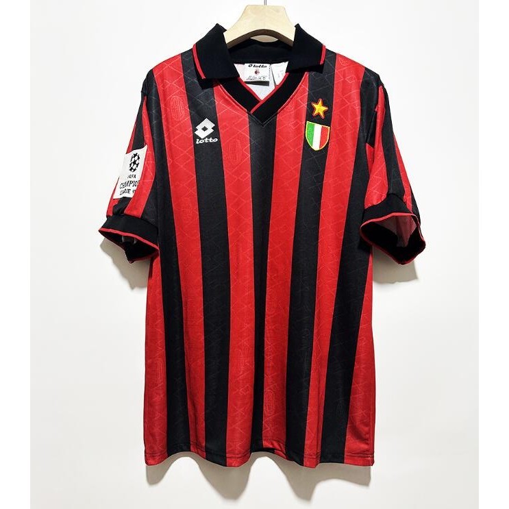 1993-1994 AC Milan แชมเปี้ยนส์ลีกแชมเปี้ยนส์ สไตล์เรโทร สําหรับตกแต่งบ้าน
