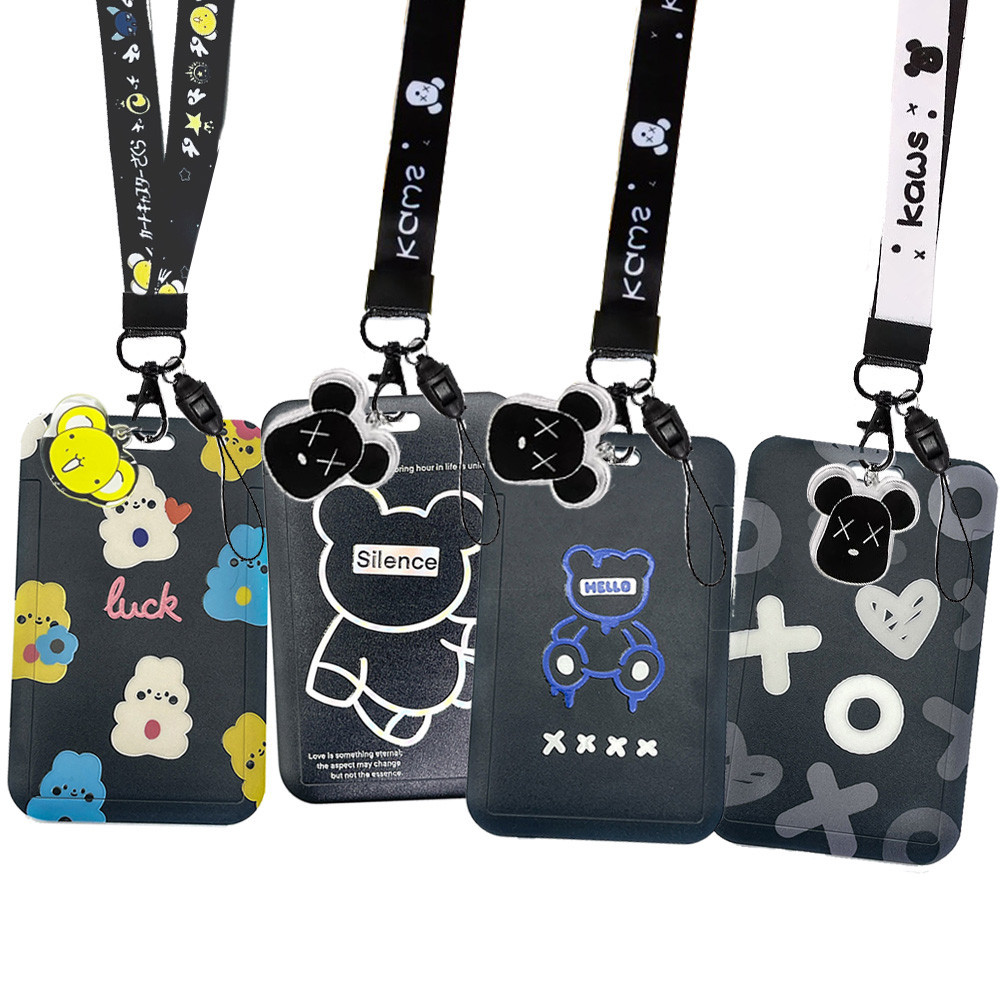 ซองใส่บัตร และสายคล้องยาว พร้อมจี้ ลายโคอาล่า ออกแบบลายนูน สําหรับนักเรียน พนักงาน นิทรรศการ