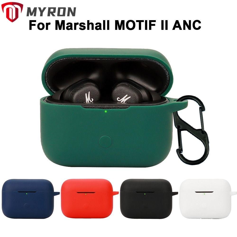 Myron เคสหูฟัง ซิลิโคนนิ่ม กันกระแทก กันรอยขีดข่วน อุปกรณ์เสริม สําหรับ Marshall Motif II ANC