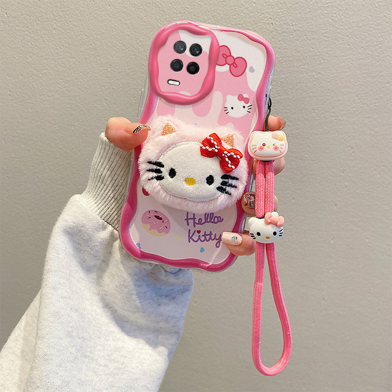 เคส Oppo A54 4G กรณีโทรศัพท์มือถือ ตุ๊กตาน่ารัก สร้อยข้อมือ TYMR