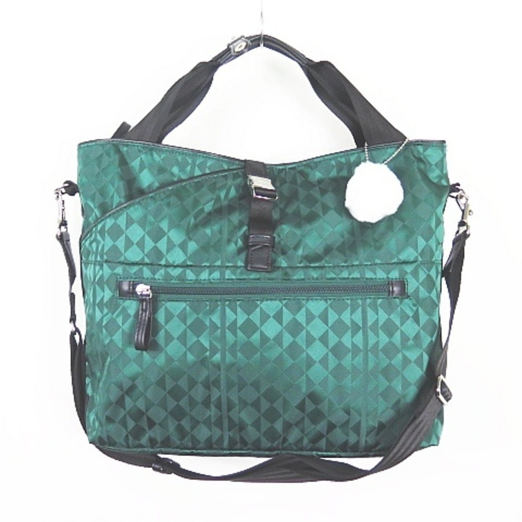 Kanana project 2way tote bag shoulder bag green Direct from Japan Secondhand