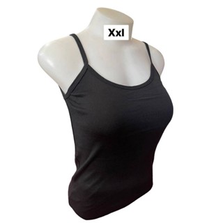 เสื้อสายเดี่ยวบิ๊กไซส์XL-XXL เต็มตัว (ผ้าคอตตอน) สาวอวบ​ บิ๊…