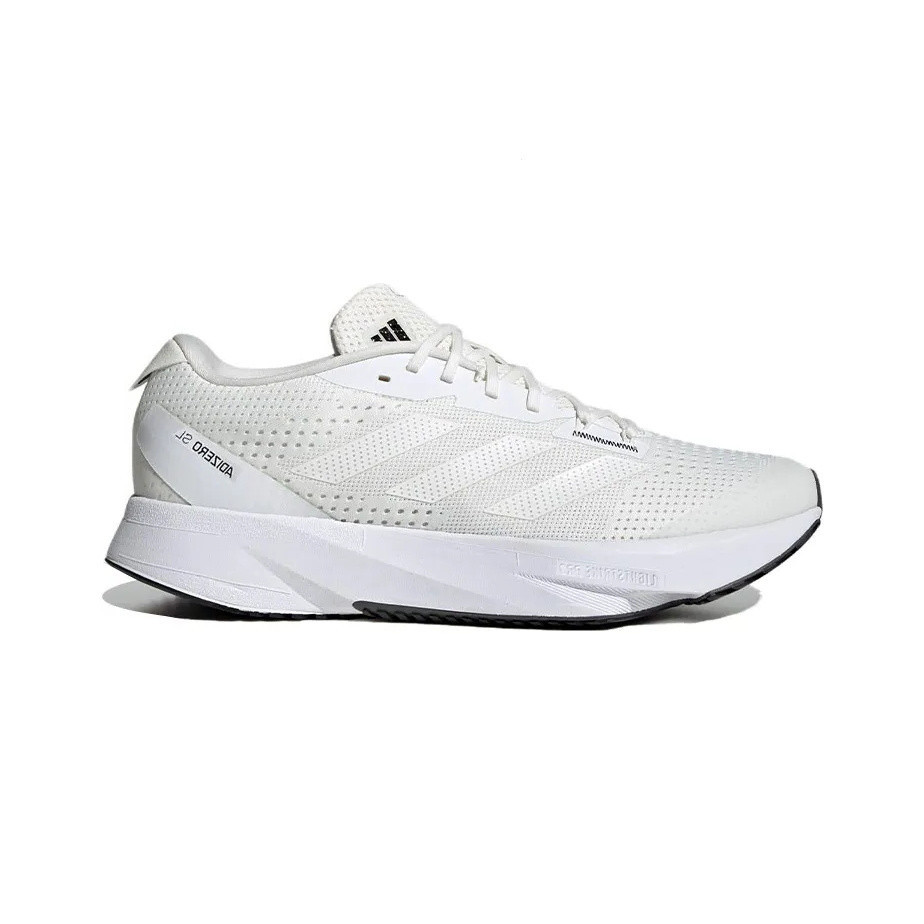 Adidas Adizero SL รองเท้ากีฬา รองเท้าวิ่ง ระบายอากาศ สีขาว สําหรับผู้ชายและผู้หญิง
