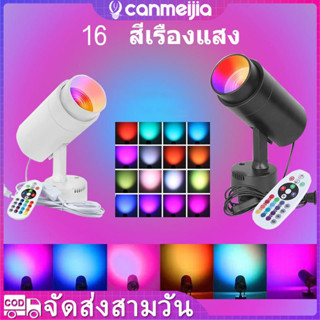 ไฟปาร์ตี้ ไฟเวทีอัจฉริยะ โคมไฟเวที Led หลอดไฟแทรค 24W RGB 16…