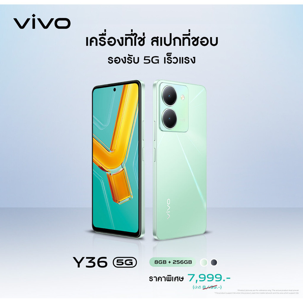 VIVO Y36 5G แรม 8+8/256 แถม LImited Set Box