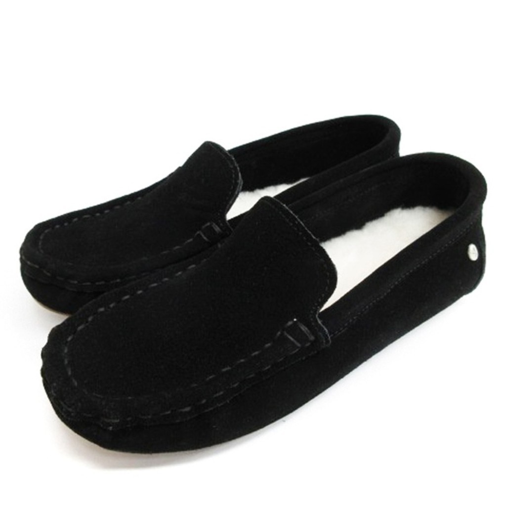 Emu Odessa 2.0 Moccasins Flat Shoes Black ■016 Direct from Japan Secondhand