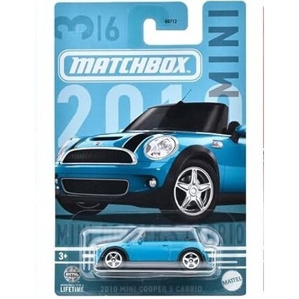 Matchbox 1:64 Theme Assortment 2010 MINI Cooper S Cabrio 3/6 987B-GGF12