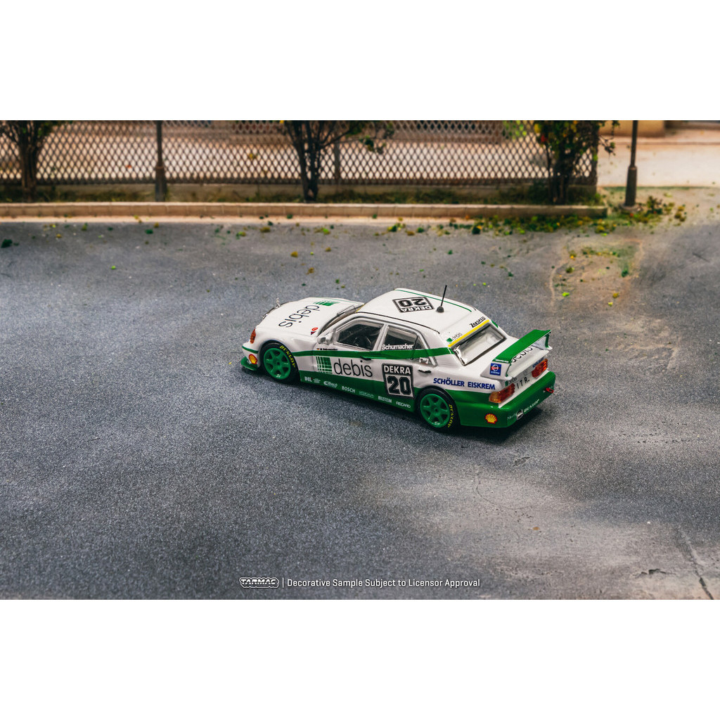 Tarmac Works 1/64 HOBBY64 Mercedes-Benz 190 E 2.5-16 Evolution II DTM 1991 Michael Schumacher T64-02