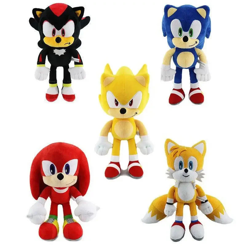 ของเล่นตุ๊กตาโซนิค นักเกิลส์ เทลส์ เอมี่ โรส ตุ๊กตาคุณภาพสูง ของเล่นนุ่ม ของขวัญสำหรับเด็กผู้ชาย ของเล่นโซนิค เดอะเฮดจ์ฮ็อก 2 ตุ๊กตาโซนิค