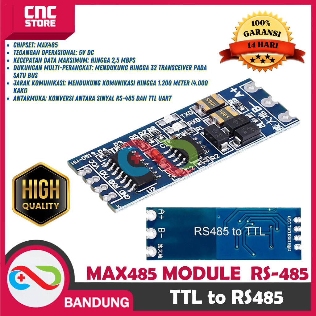 MAX485 TTL TO RS485 โมดูล 485 ไปยังพอร์ต SERIAL ระดับ UART