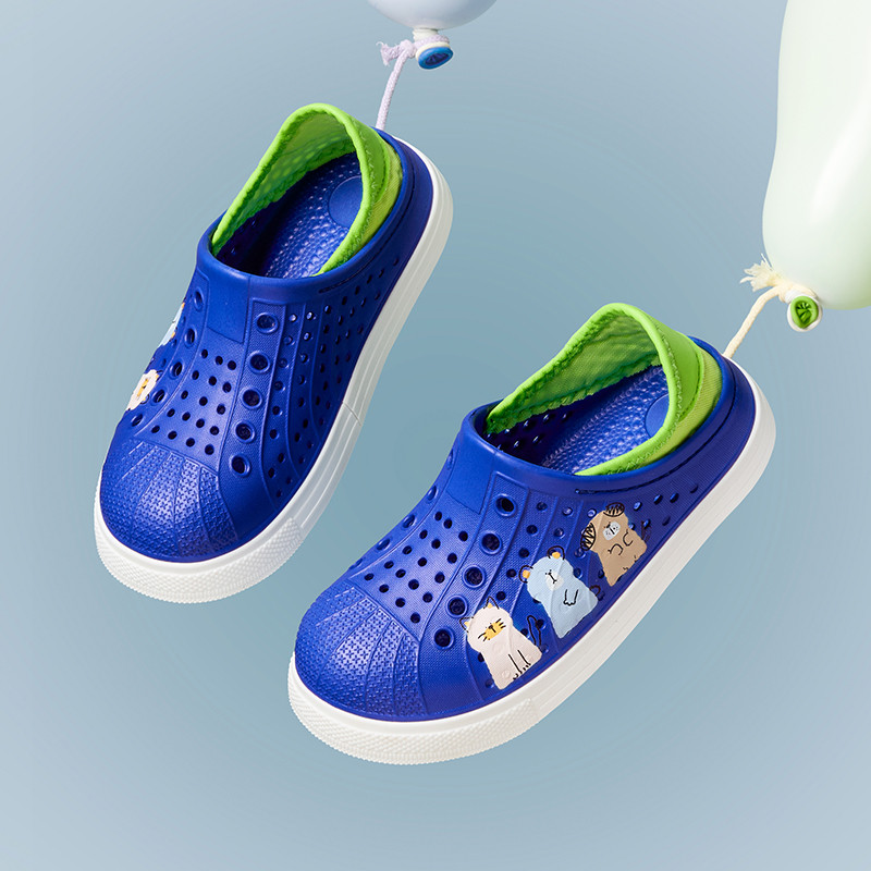 Cheerful Mario sandal รองเท้ามีรูสำหรับ กันลื่น แฟชั่น เบา ใส่สบาย รองเท้าเด็ก รู ฤดูร้อน