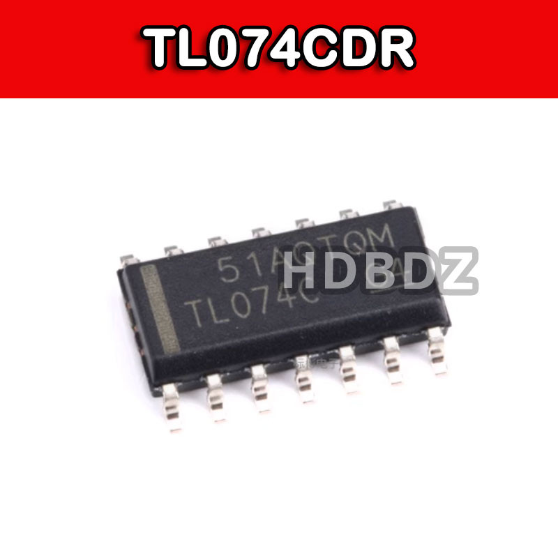 20~50PCS TL074CDR  SOP-14  TL074C Single Channel Operation Amplifier Chip IC SMD