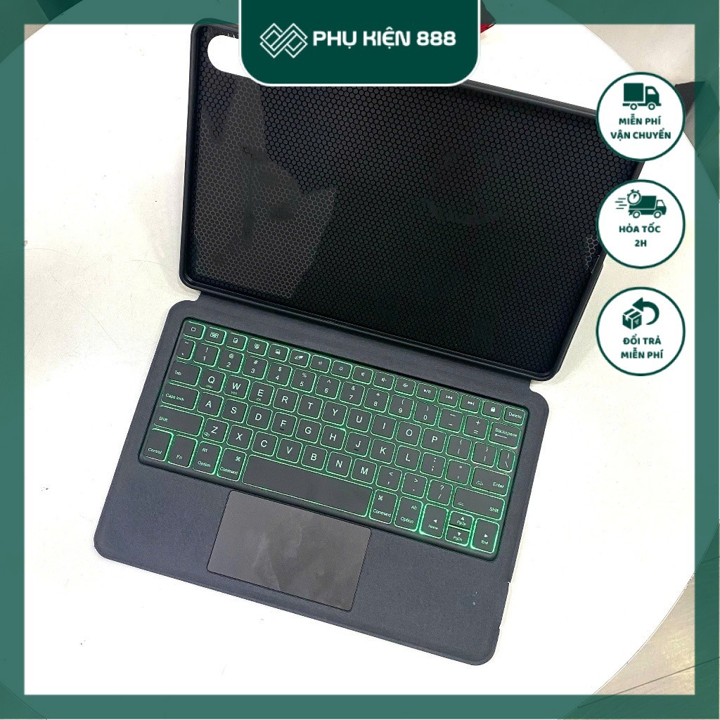 ฝาครอบคีย์บอร์ดอัจฉริยะ Keybroad พร้อมทัชแพด ที่วาง ไฟ LED สําหรับ Honor Pad X8A