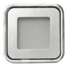 ไฟฝังพื้นสแตนเลส (Inground Uplights) IP67, LED 12v 0.6W 2700K ขนาด W58 x L58 x H9 mm