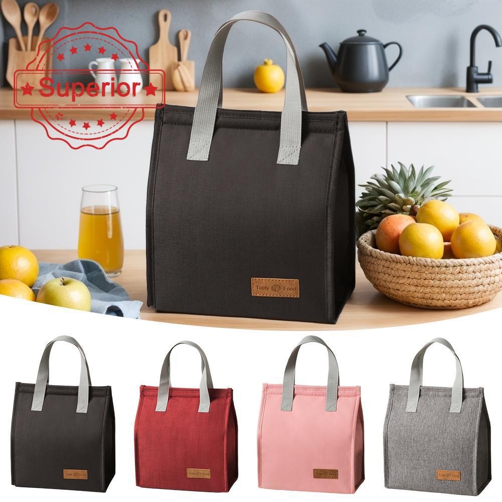 in Stockinsulated Thermal Lunch Bag Keep Food Warm Picnic Cooler 26*22*2cm Bag Bag Bag T7e4