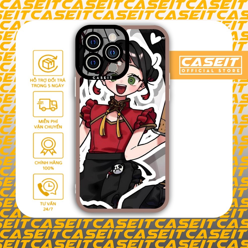 เคส iPhone Square Edge Samsung Xiaomi Oppo Caseit Gokurakuugai Alma Anime collage