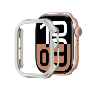 เคสป้องกันหน้าจอ PC แบบไม่มีฟิล์ม for Apple Watch Series 11 10 9 8 7 42มม 46มม 41 45มม IWatch Ultra/SE 3 2 49มม 40 38มม