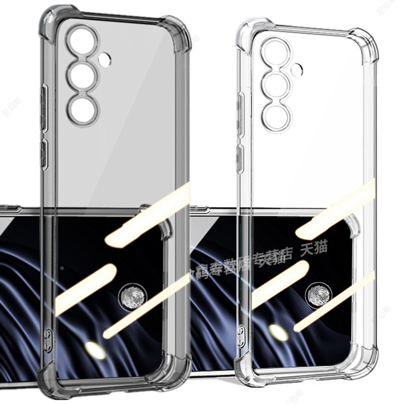【Crystal Clear】เคสโทรศัพท์มือถือ ซิลิโคนนิ่ม แบบใส กันรอยขีดข่วน เกรดทหาร สําหรับ Samsung Galaxy A54 5G 6.4 นิ้ว SM-A546V A546U A546B A546E A5460
