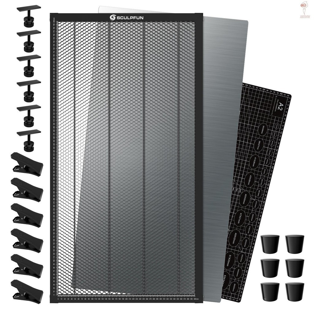 Sculpfun H3 แคลมป์จับชิ้นงานเลเซอร์ 400x800 มม. สําหรับเครื่องแกะสลัก CO2 ไดโอด