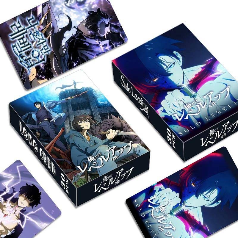 การ์ดพิมพ์ลายการ์ตูนญี่ปุ่น Solo Leveling Na Honjaman Level Up Double Sided Sung Jin Woo Jin U Seong Cha Hae In Cards 30 ชิ้น ต่อชุด